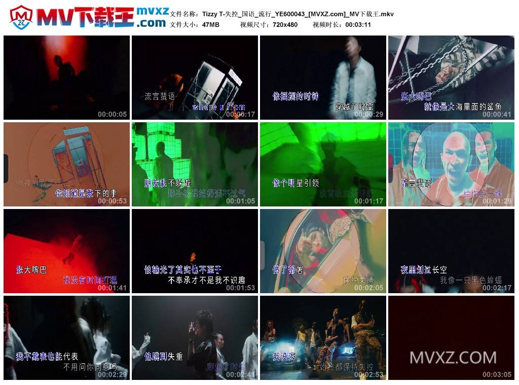 Tizzy T-失控_国语_流行_YE600043